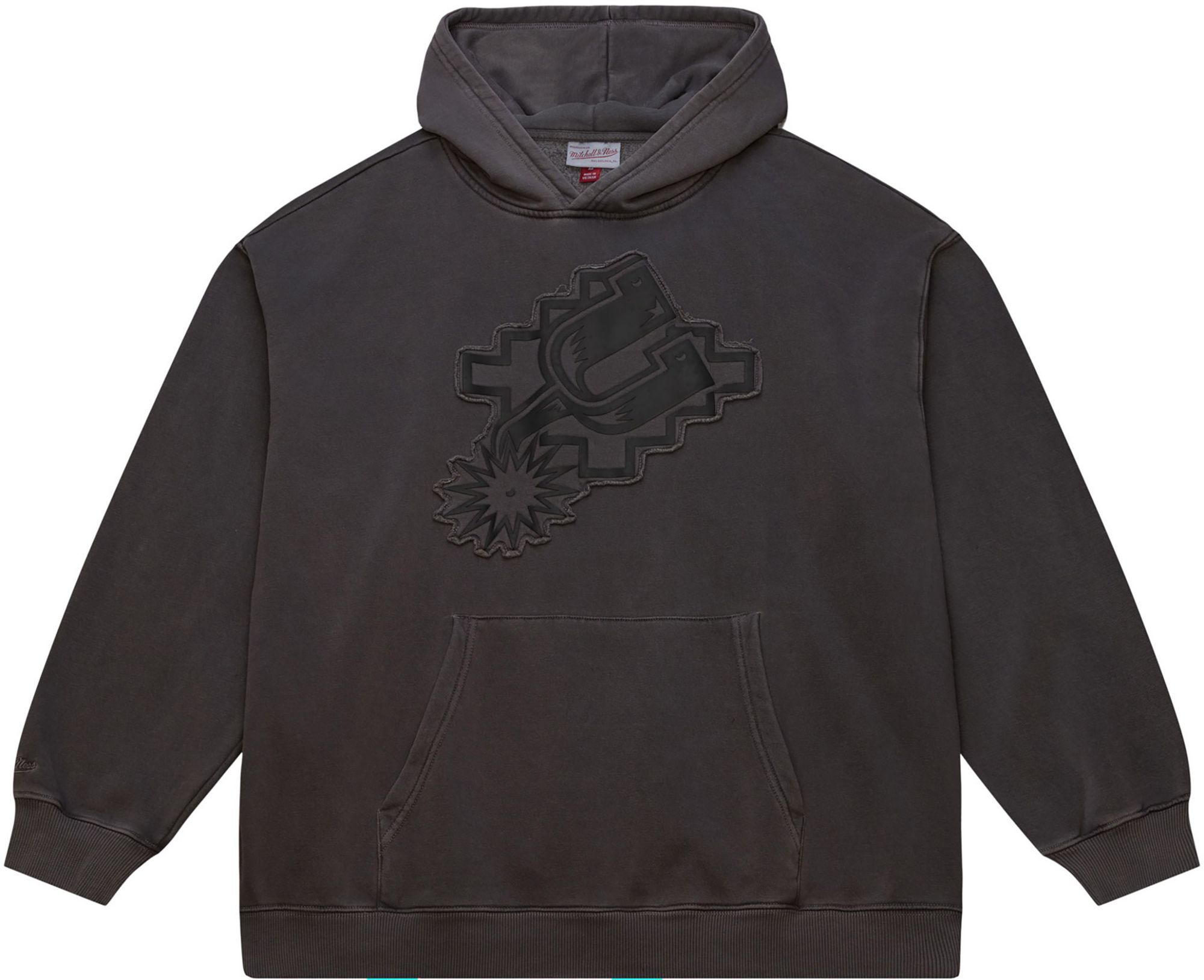 Mitchell & Ness Adult San Antonio Spurs Black Downtown Hoodie