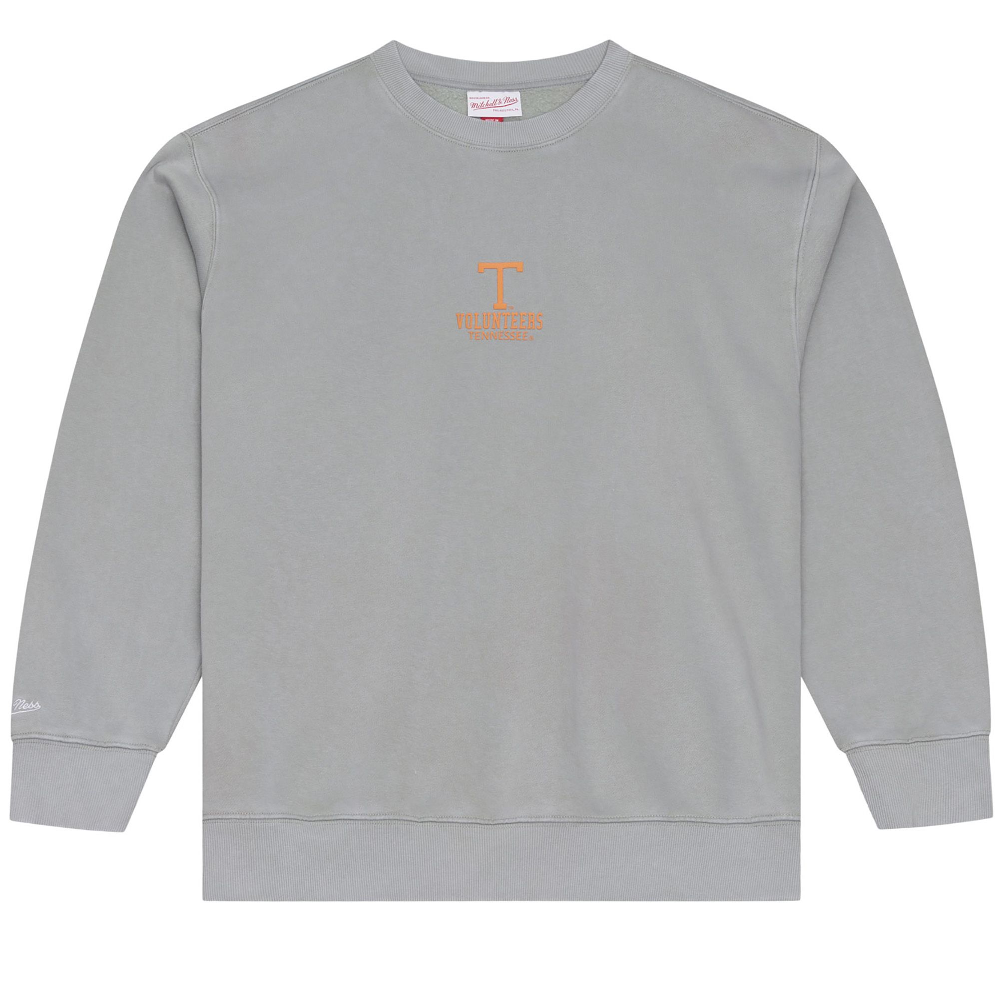 Mitchell &amp; Ness Men's Tennessee Volunteers Grey Essential Crewneck Sweatshirt