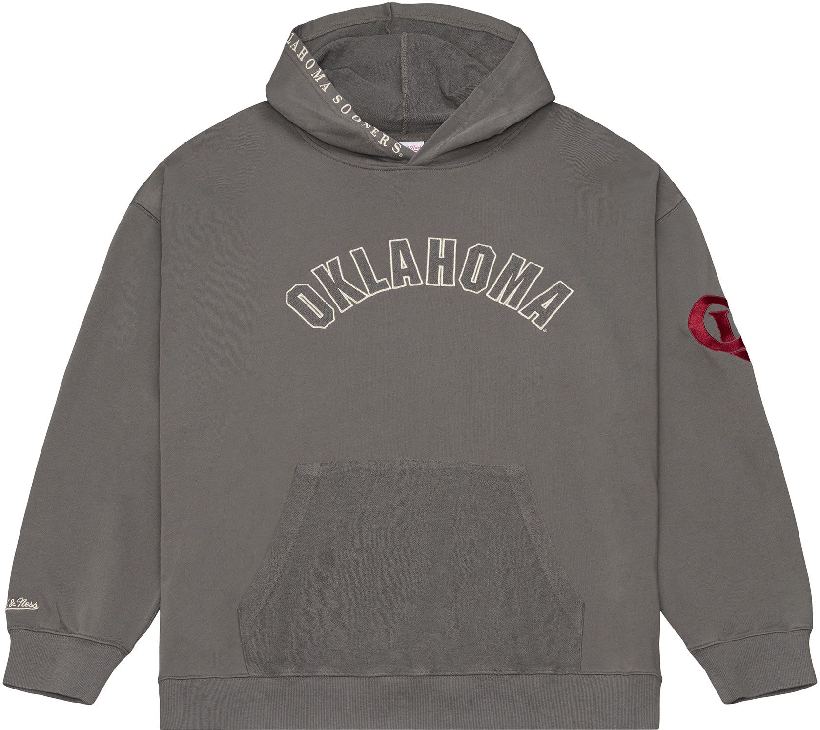 Mitchell &amp; Ness Men's Oklahoma Sooners Dark Grey Heritage Hues Hoodie