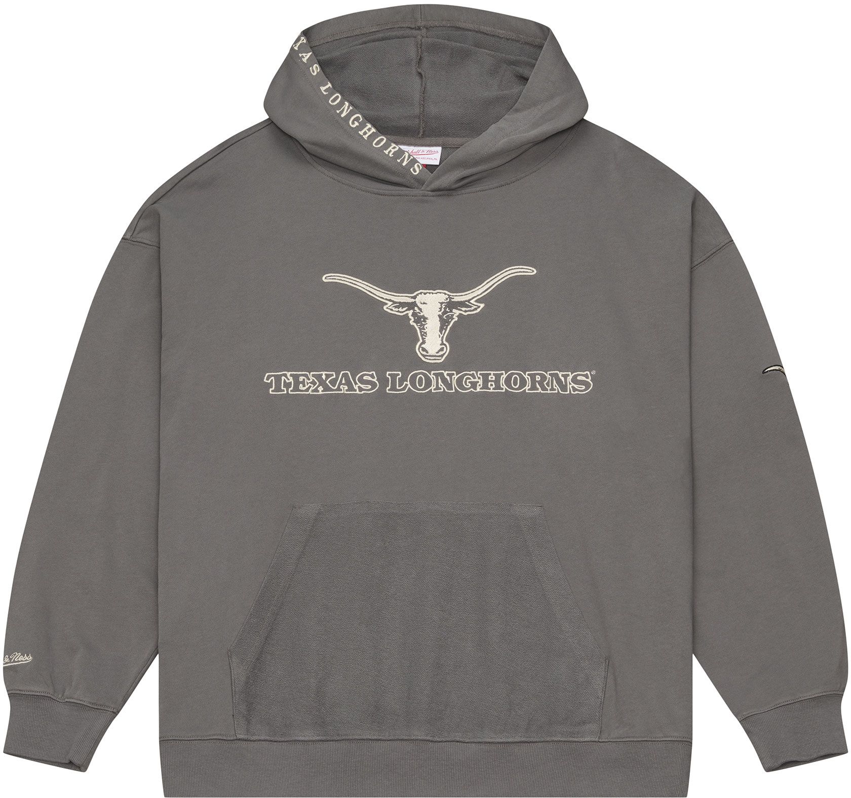 Mitchell &amp; Ness Men's Texas Longhorns Dark Grey Heritage Hues Hoodie