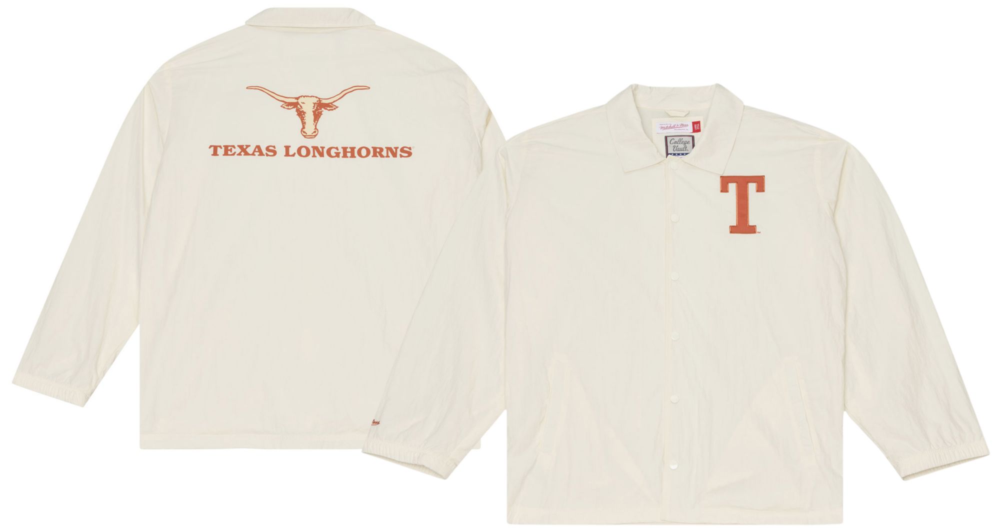 Mitchell &amp; Ness Men's Texas Longhorns Coaches Jacket