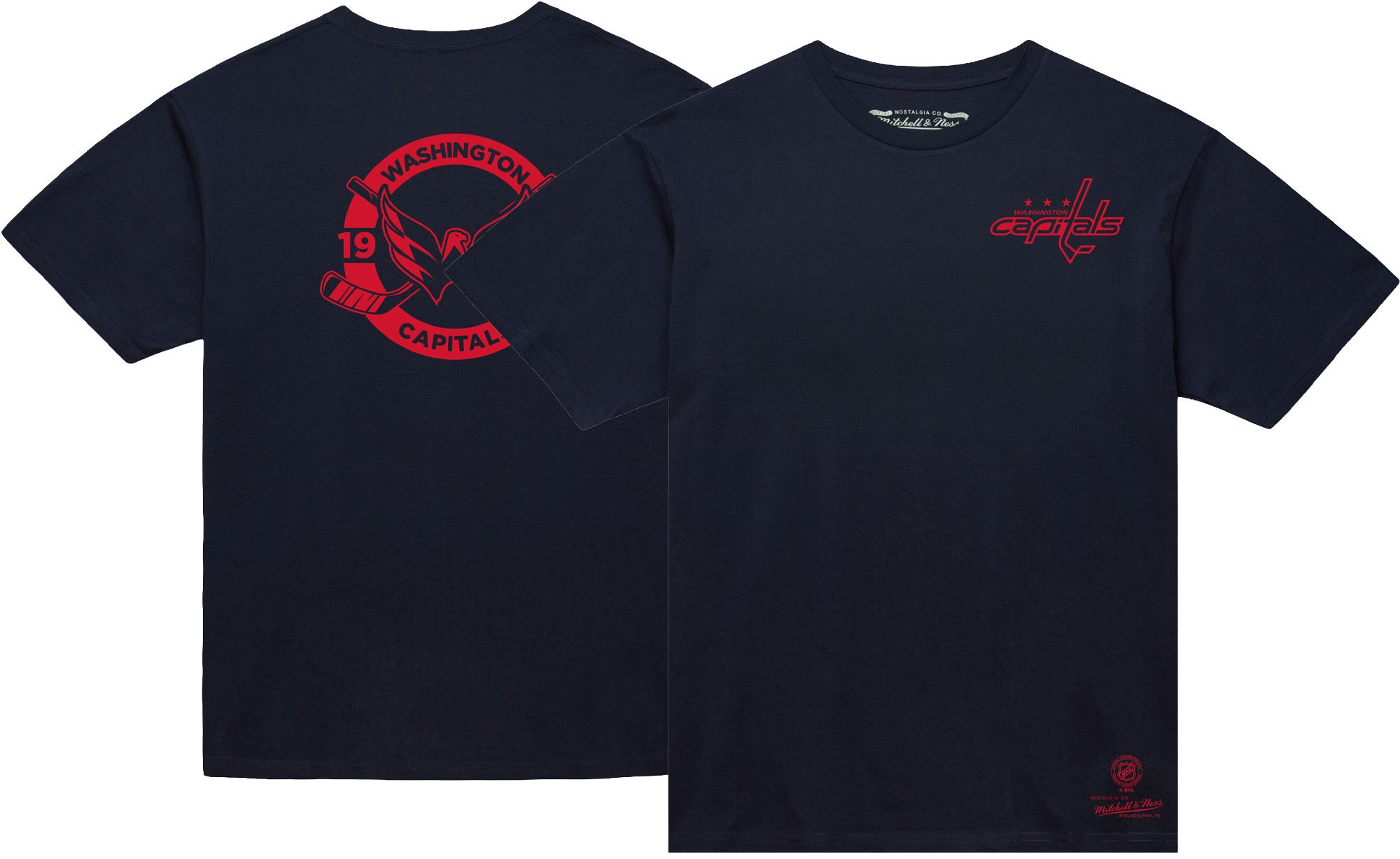 Mitchell & Ness Men's Washington Capitals Navy Shirt