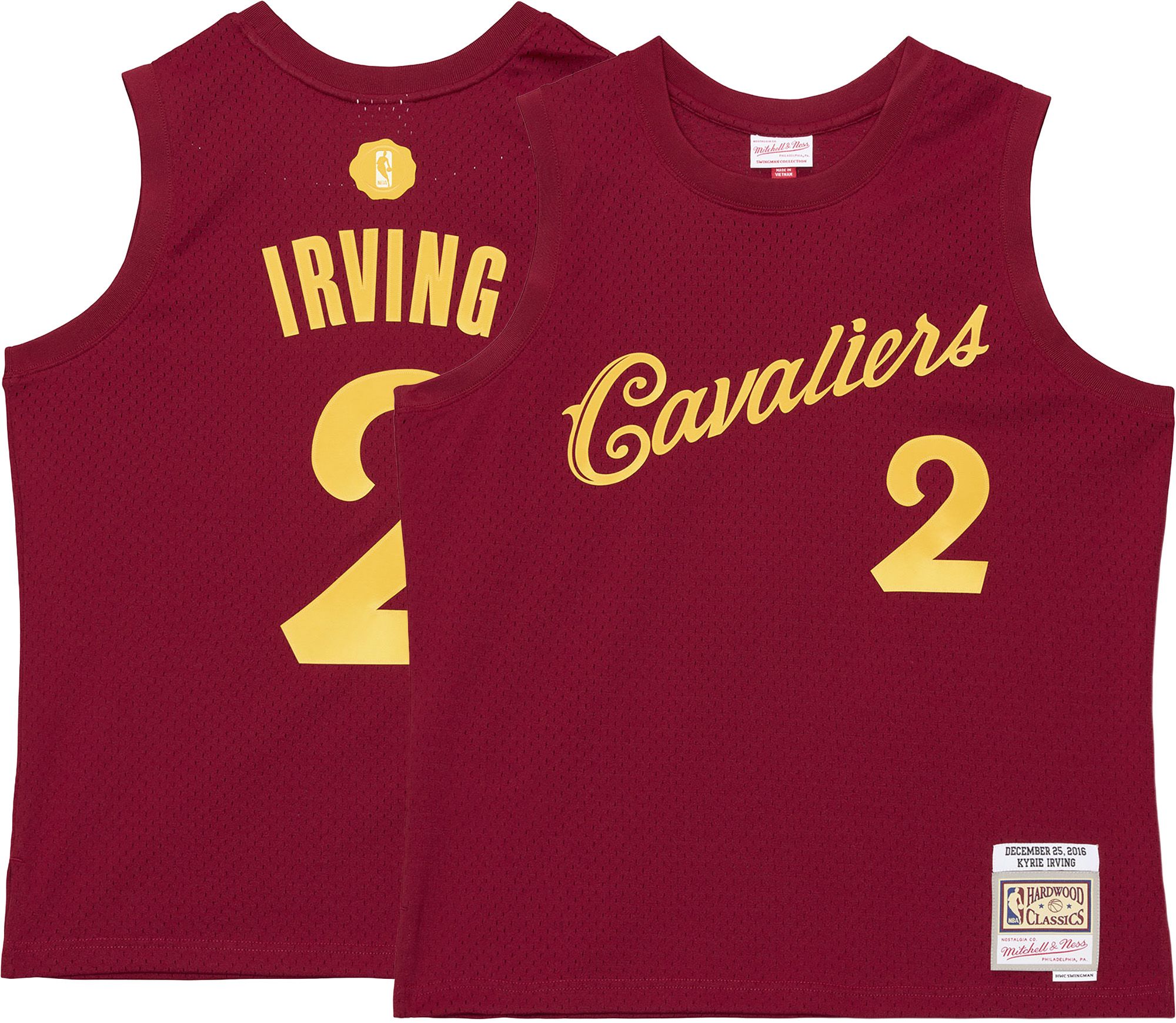 Mitchell & Ness Men's Cleveland Cavaliers Kyrie Irving Christmas Jersey