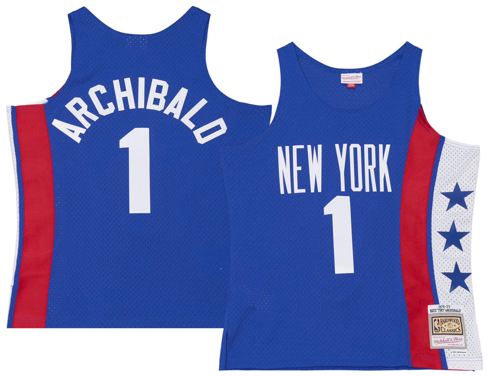 Mitchell &amp; Ness Men's Brooklyn Nets Nate Archibald Hardwood Classics Jersey