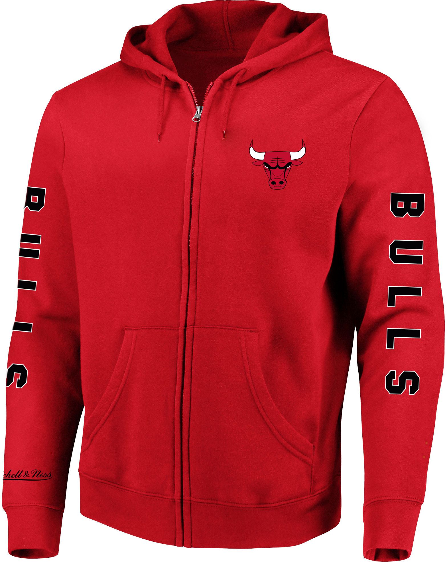 Mitchell & Ness Men's Chicago Bulls Big & Tall Full-Zip Hoodie