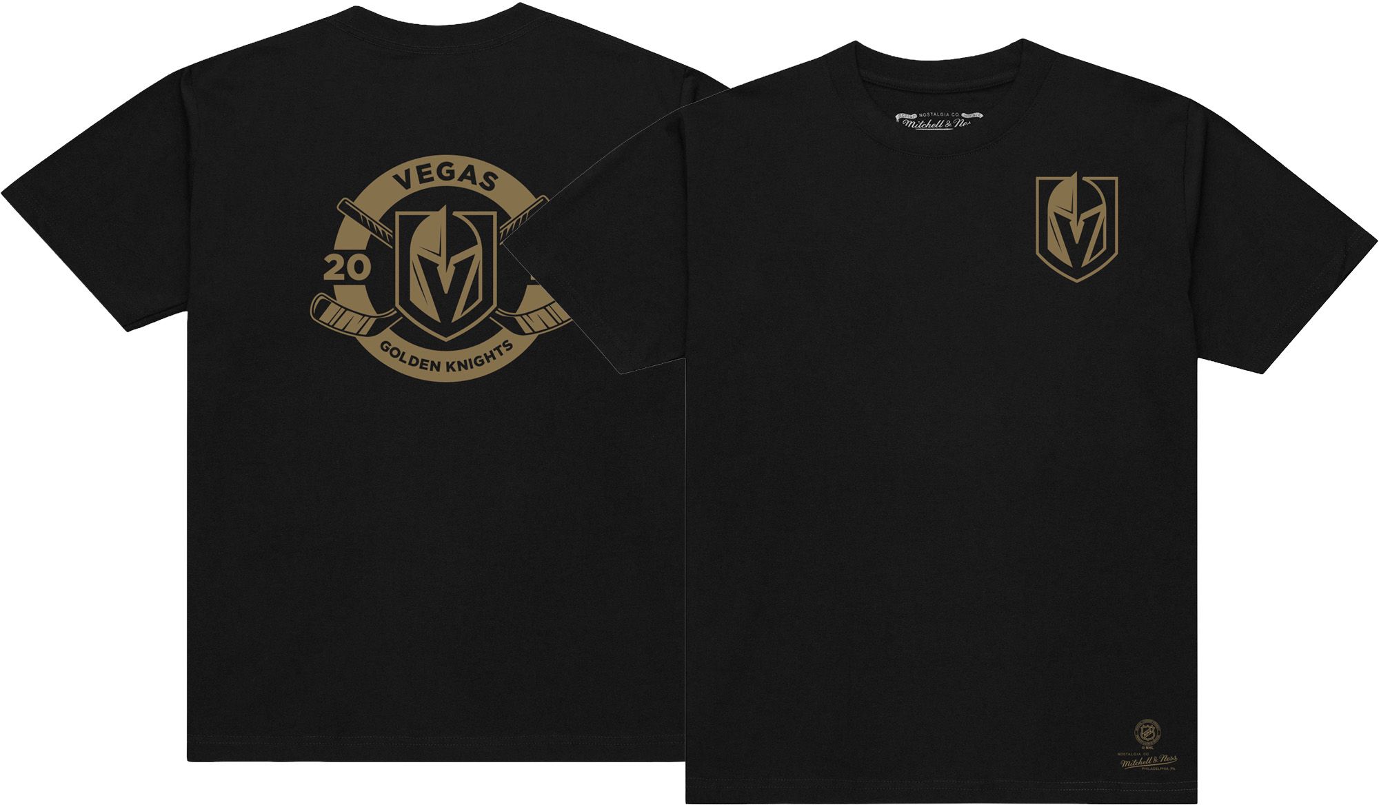 Mitchell & Ness Men's Las Vegas Golden Knights Black Shirt