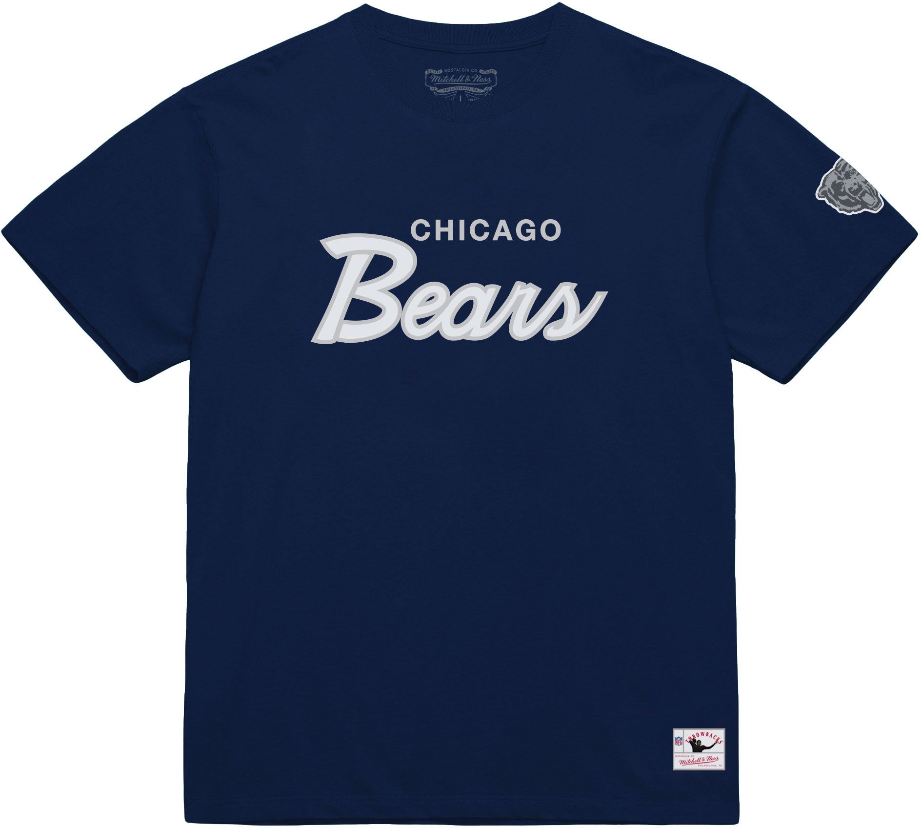 Mitchell &amp; Ness Men's Chicago Bears Navy Head Coach Classic T-Shirt