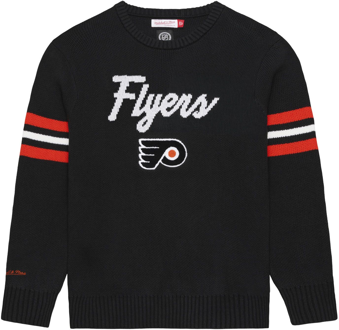 Mitchell &amp; Ness Men's Philadelphia Flyers Head Coach Black Sweater