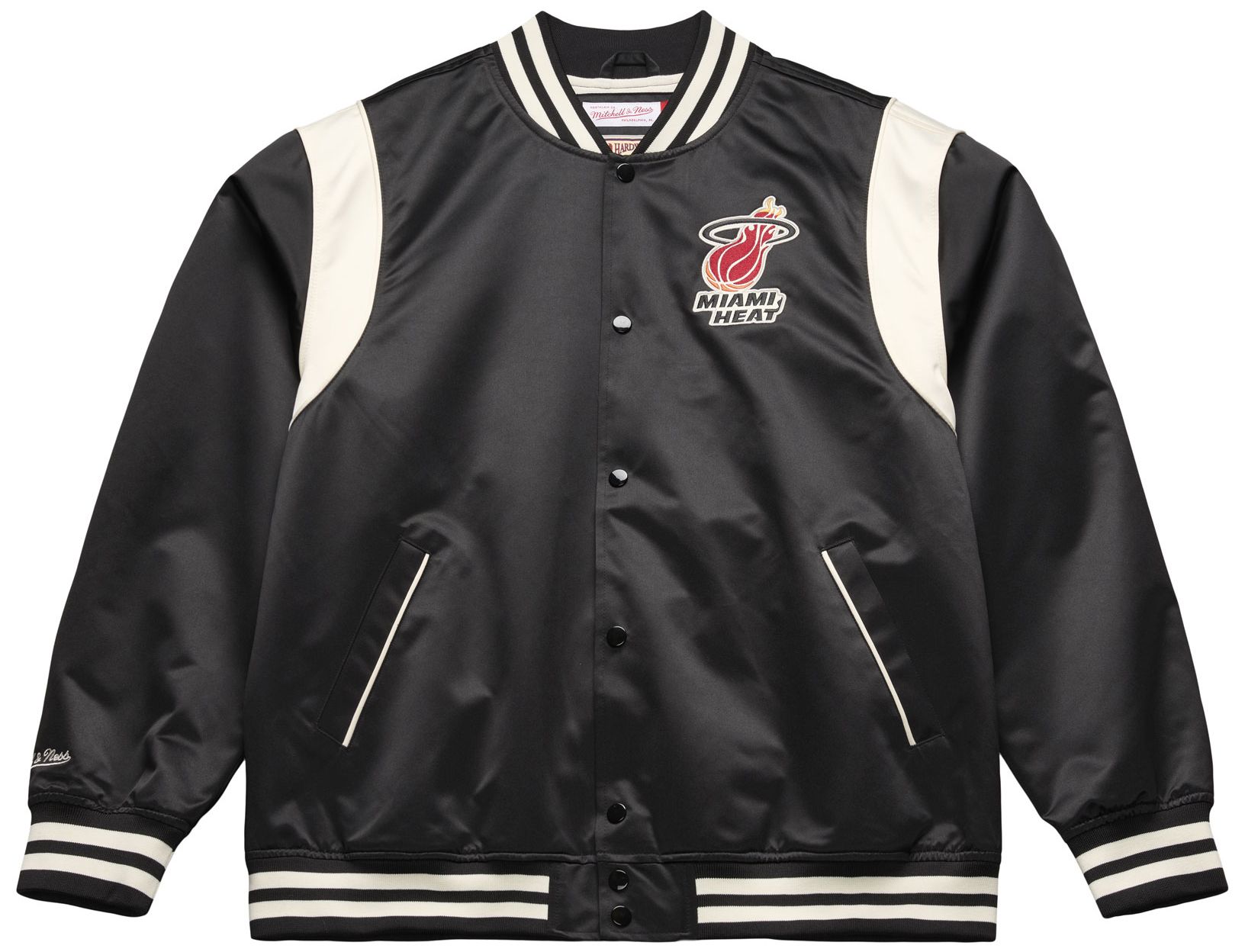 Mitchell &amp; Ness Men's Miami Heat Retro Satin Jacket