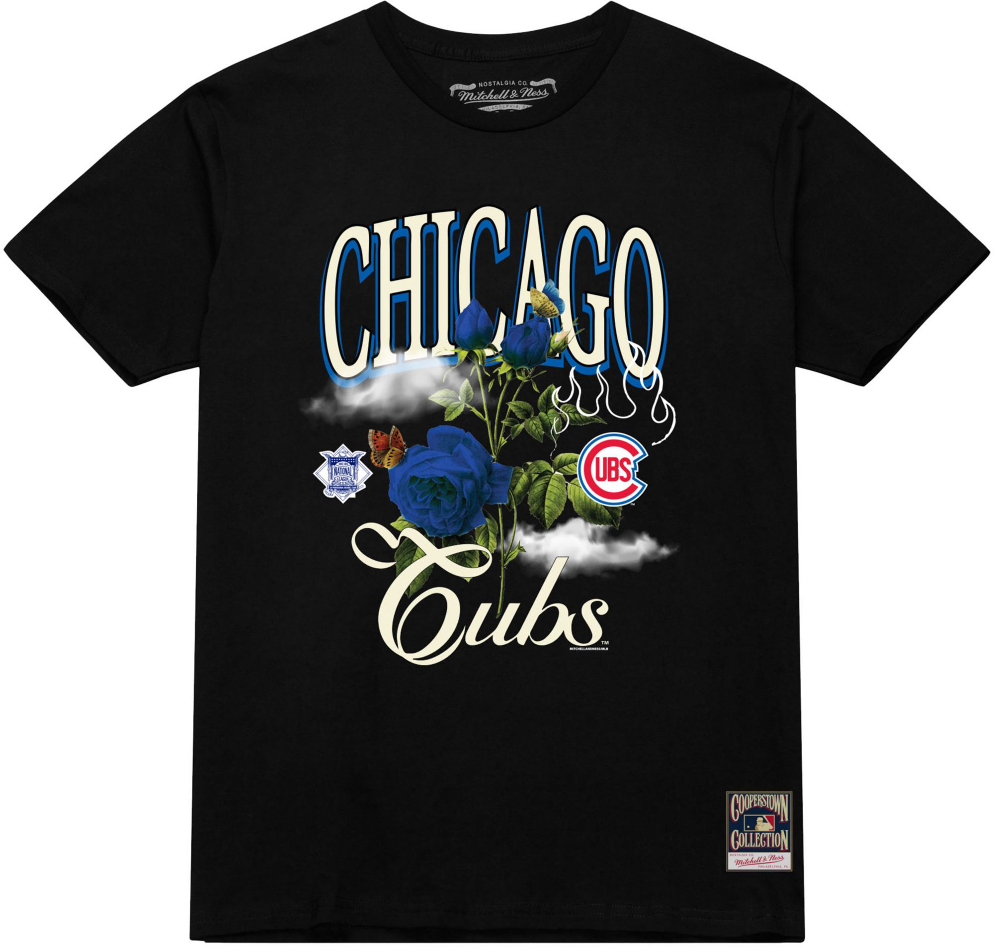 Mitchell &amp; Ness Men's Chicago Cubs Floral T-Shirt
