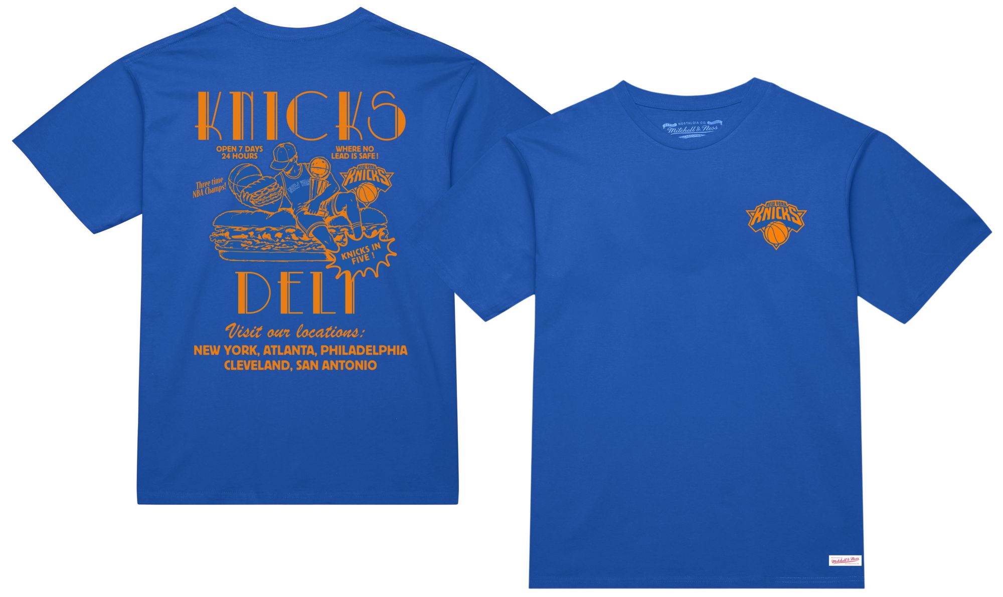 Mitchell & Ness Men's New York Knicks Deli T-Shirt