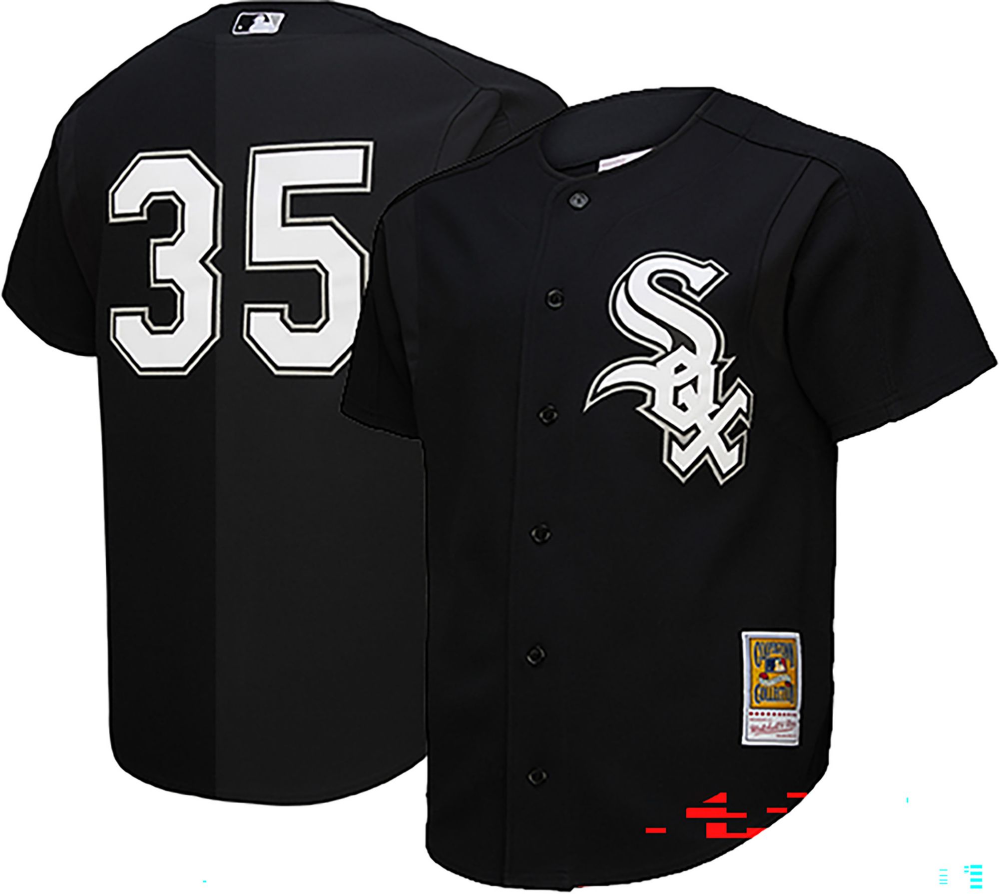 Mitchell & Ness Men's Chicago White Sox Black Frank Thomas #35 Ballpark Jersey