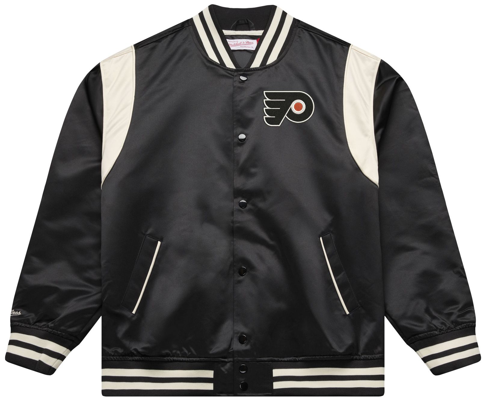 Mitchell &amp; Ness Men's Philadelphia Flyers Retro Satin Jacket