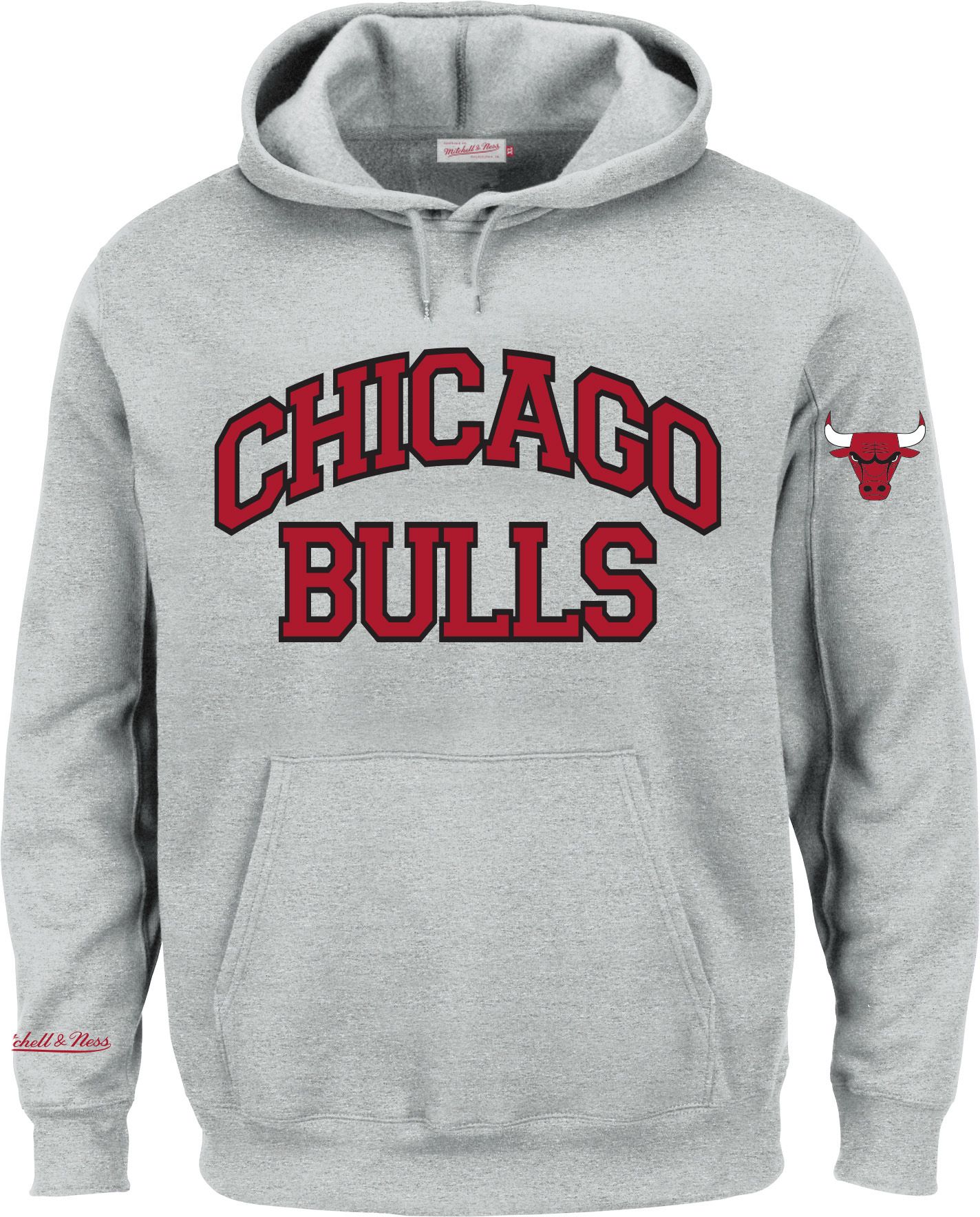 Mitchell & Ness Men's Chicago Bulls Big & Tall Wordmark Hoodie