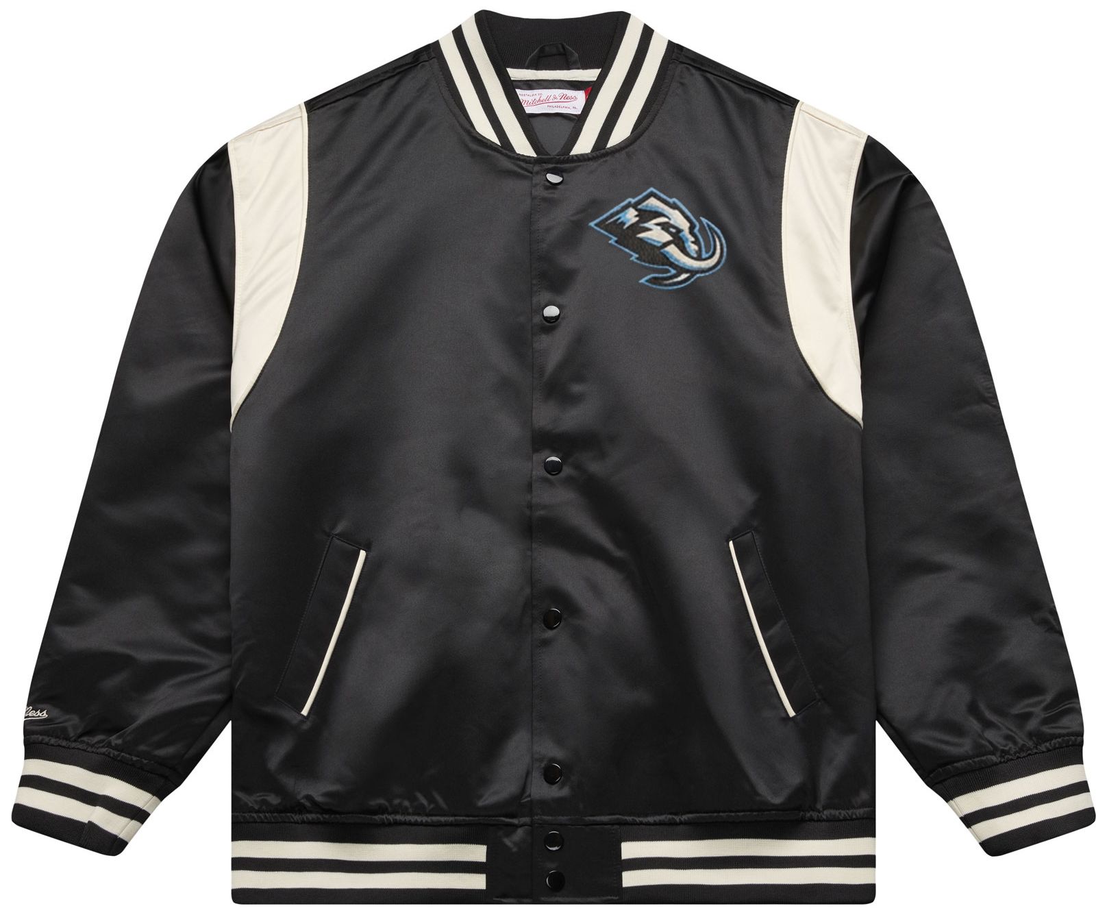 Mitchell &amp; Ness Men's Utah Mammoth Retro Satin Jacket