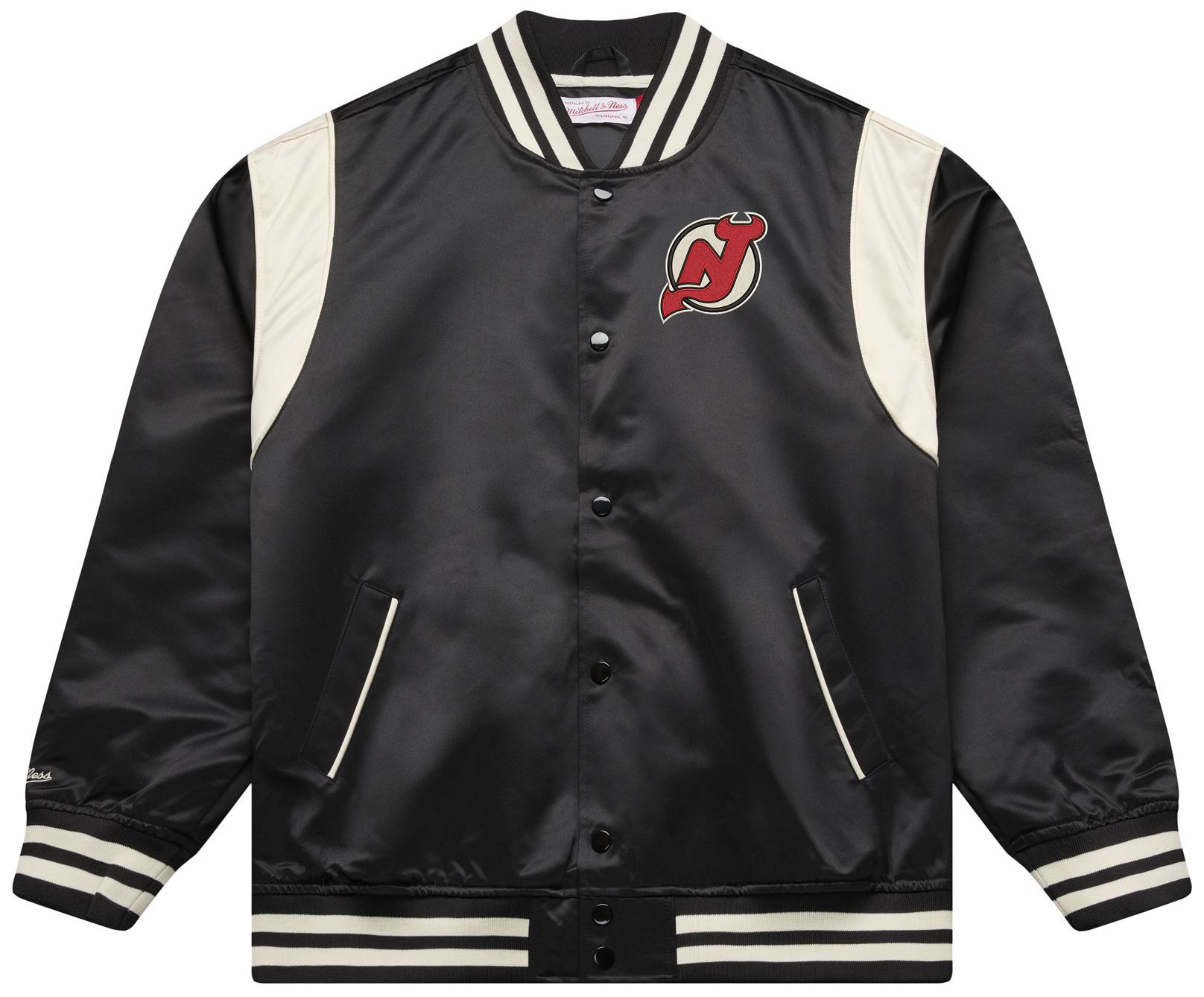 Mitchell &amp; Ness Men's New Jersey Devils Retro Satin Jacket