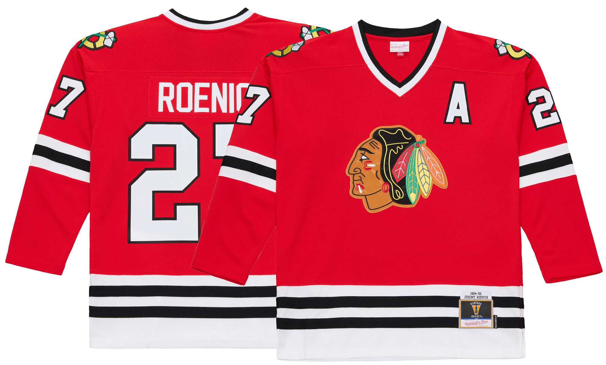 Mitchell &amp; Ness Men's Chicago Blackhawks Jeremy Roenick Premier Player Jersey