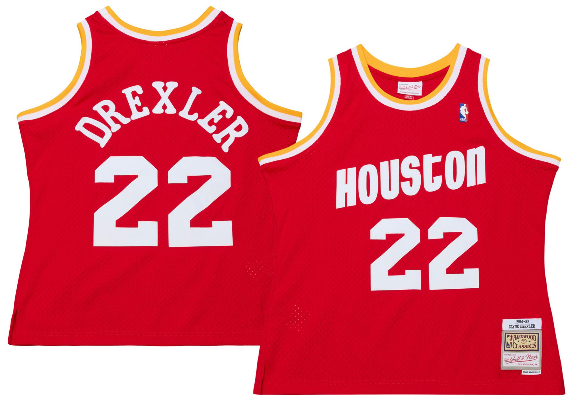 Mitchell &amp; Ness Men's Houston Rockets Clyde Drexler 1994 Jersey