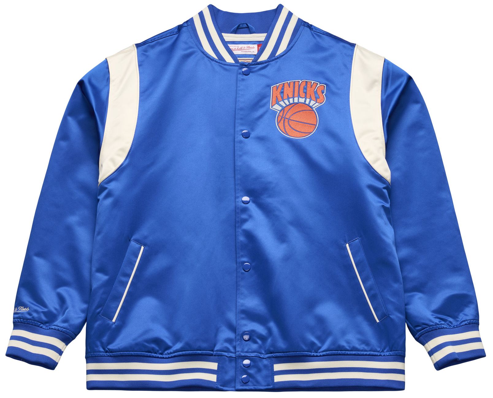 Mitchell &amp; Ness Men's New York Knicks Retro Roots Satin Jacket