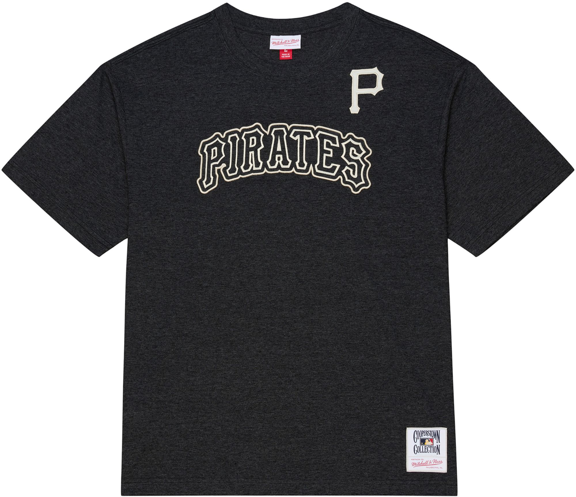 Mitchell & Ness Men's Pittsburgh Pirates Black Game Day T-Shirt