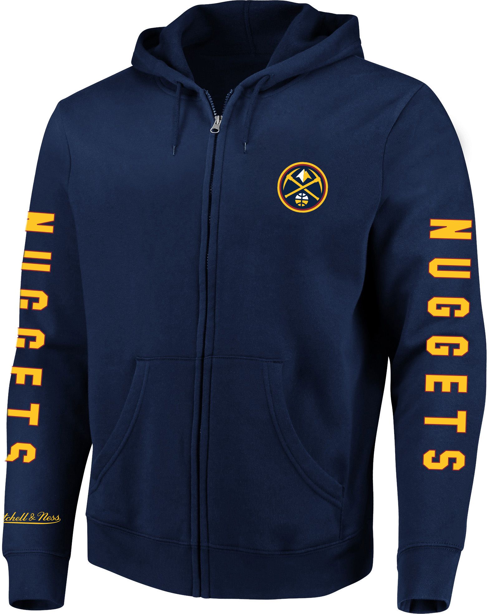 Mitchell & Ness Men's Denver Nuggets Big & Tall Full-Zip Hoodie