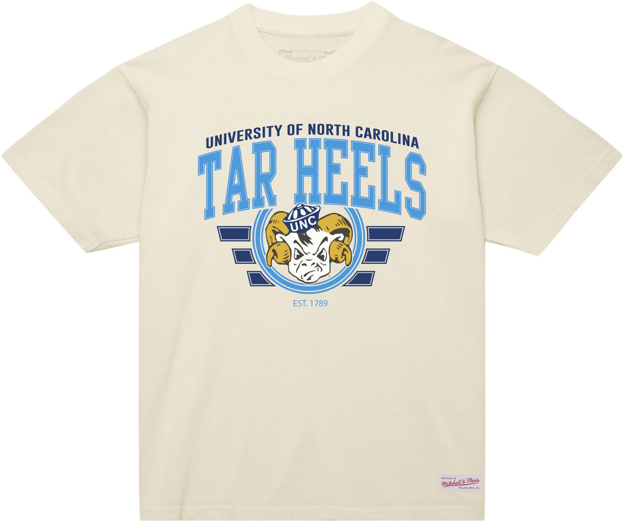 Mitchell & Ness Men's Tennessee Volunteers Cream Vintage Graphic T-Shirt