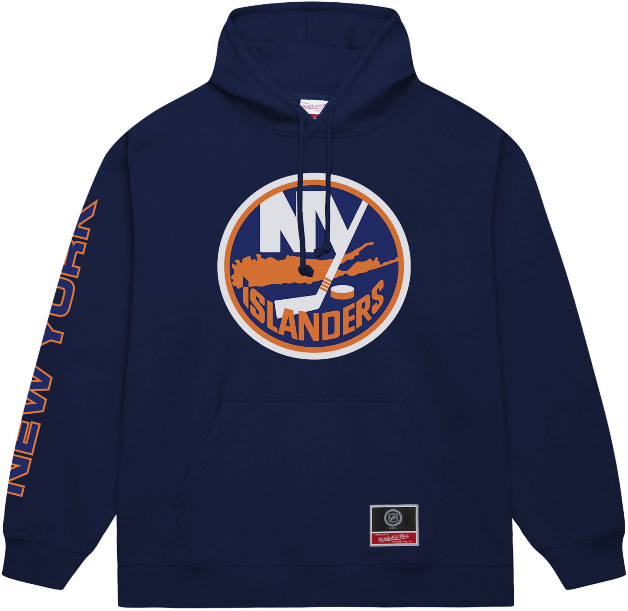 Mitchell & Ness Men's New York Islanders Navy Team Up Pullover Hoodie