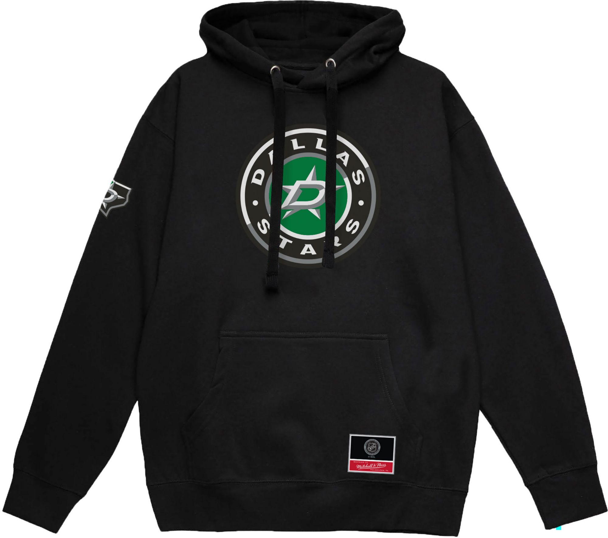 Mitchell & Ness Men's Dallas Stars Black Team Up Pullover Hoodie