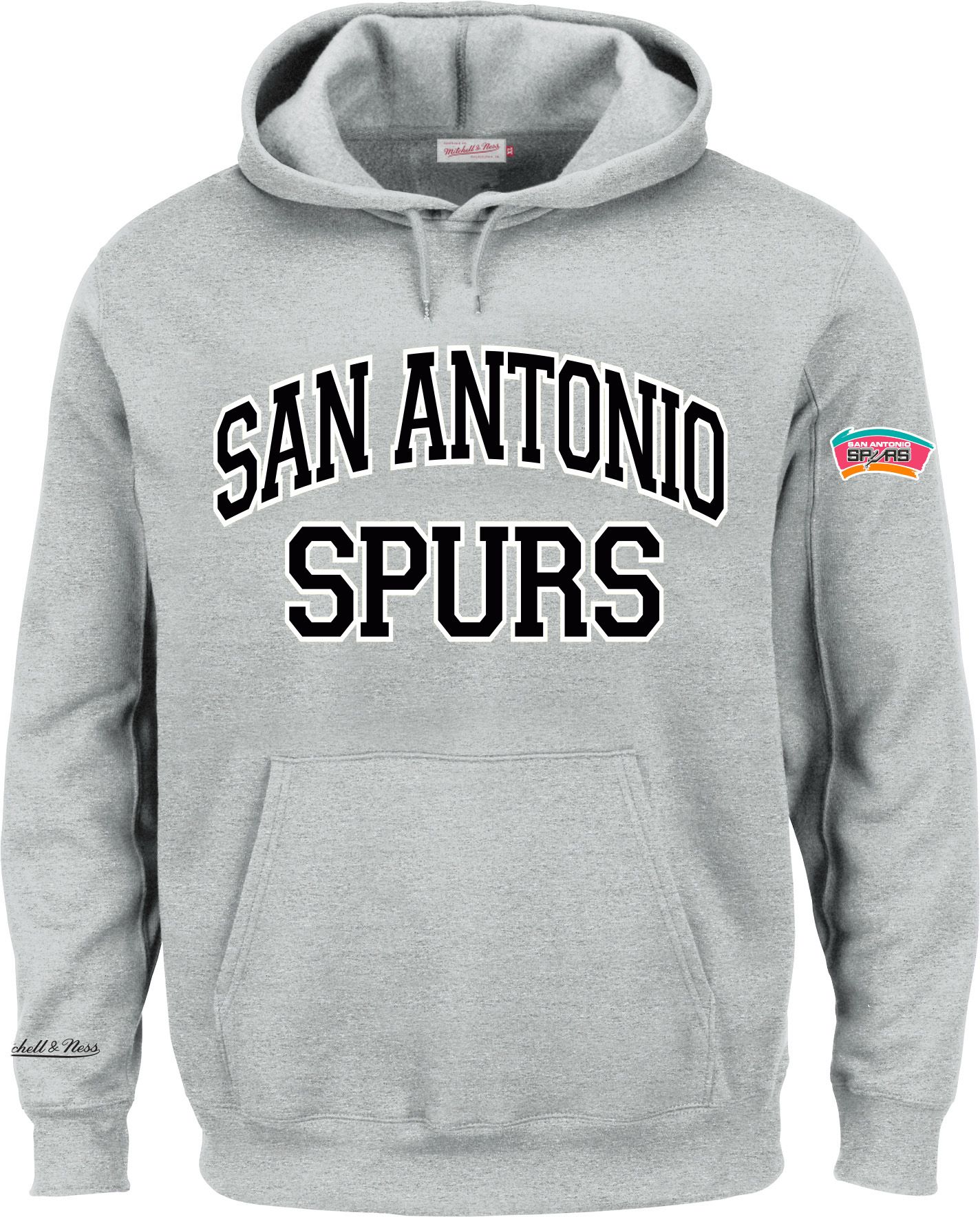 Mitchell & Ness Men's San Antonio Spurs Big & Tall Wordmark Hoodie