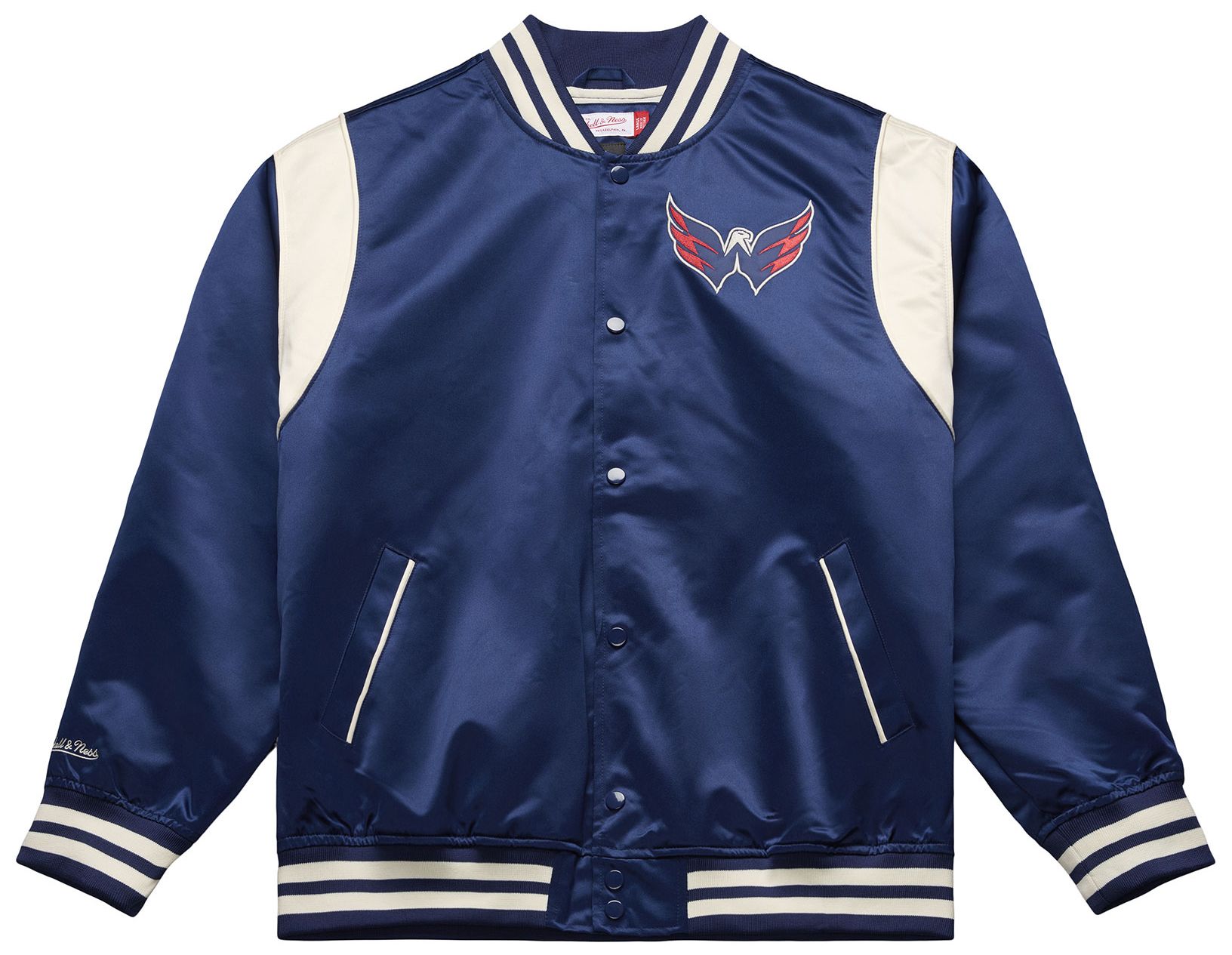 Mitchell &amp; Ness Men's Washington Capitals Satin Jacket