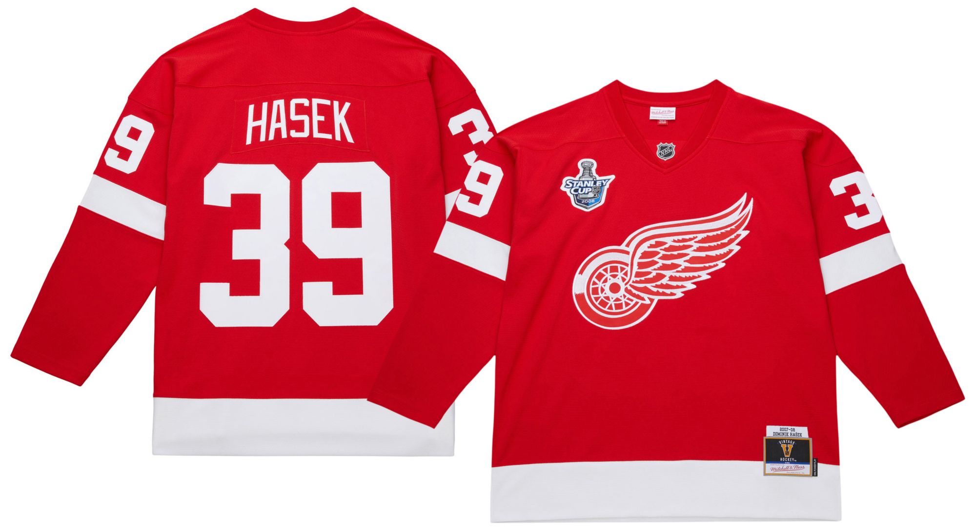Mitchell &amp; Ness Men's Detroit Red Wings Dominik Hasek Premier Player Jersey