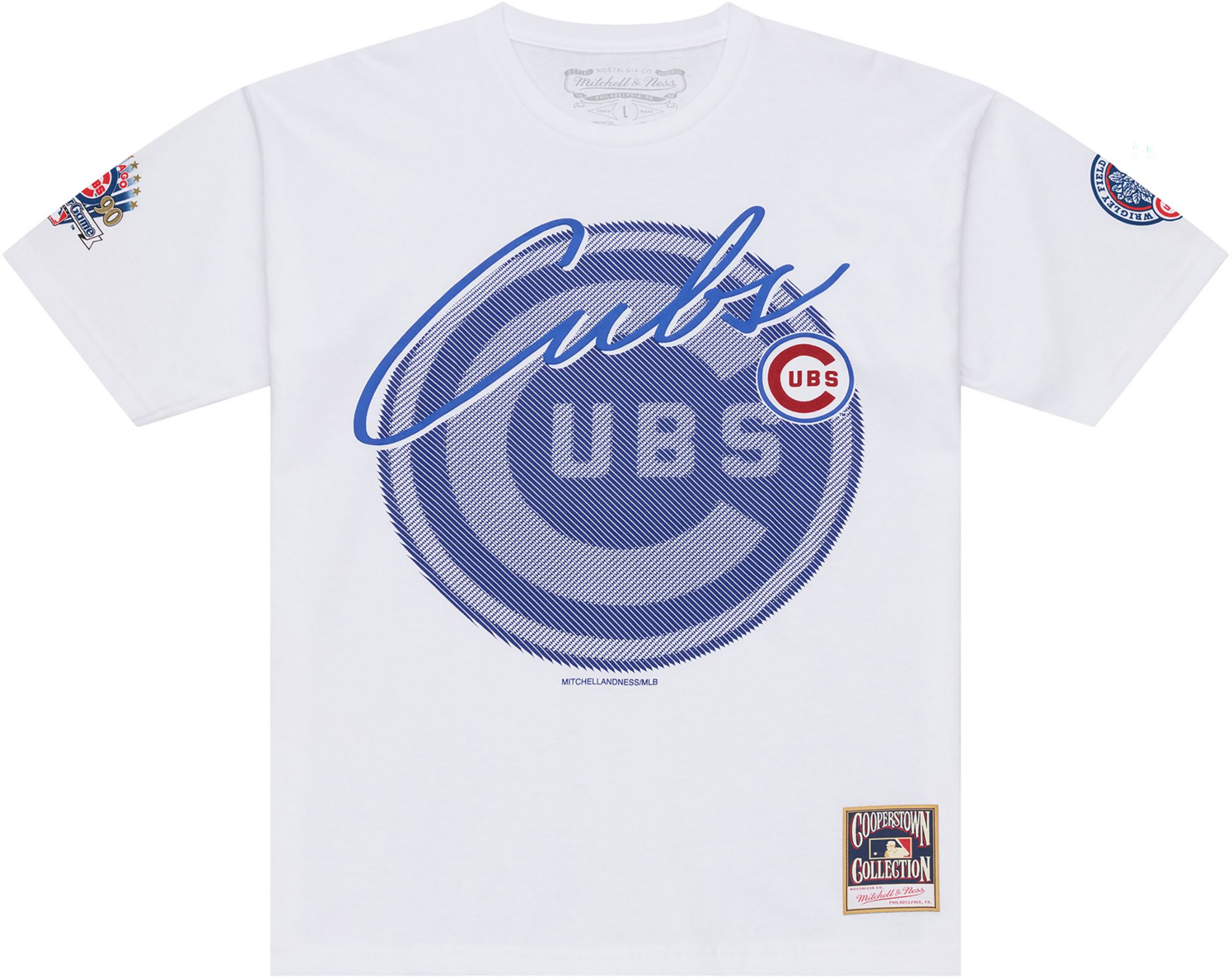 Mitchell &amp; Ness Men's Chicago Cubs Script Classic T-Shirt