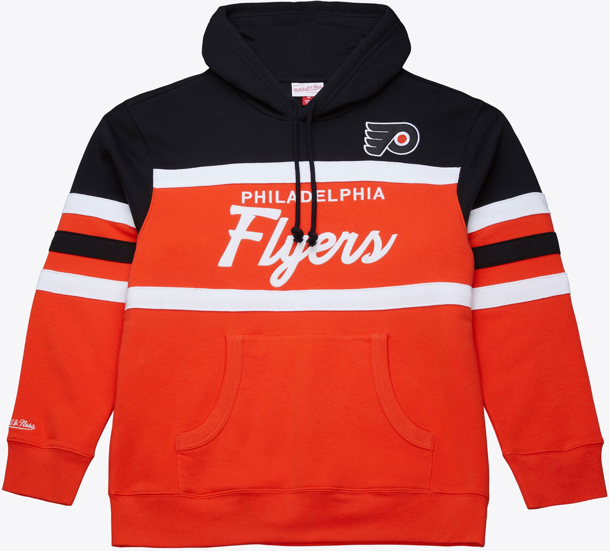 Mitchell & Ness Men's Philadelphia Flyers Orange Headcoach Hoodie