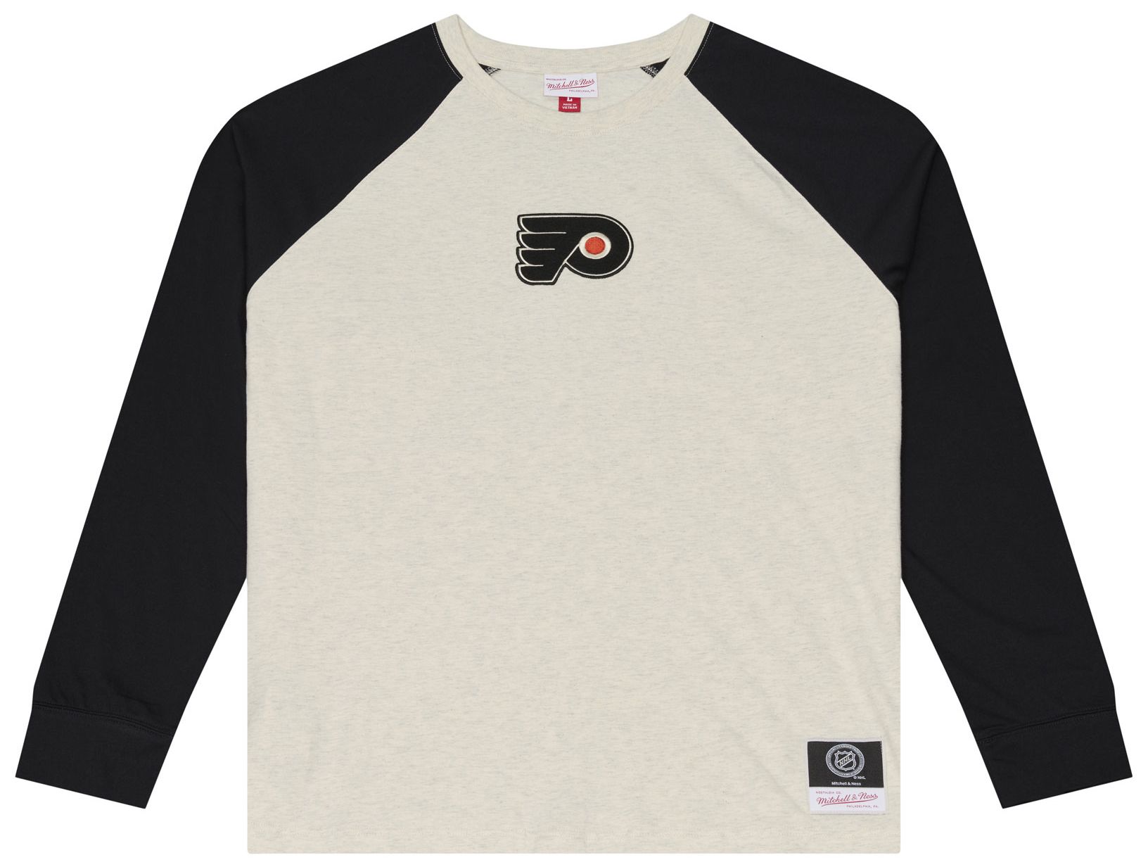 Mitchell & Ness Men's Philadelphia Flyers Retro Roots Long Sleeve Shirt