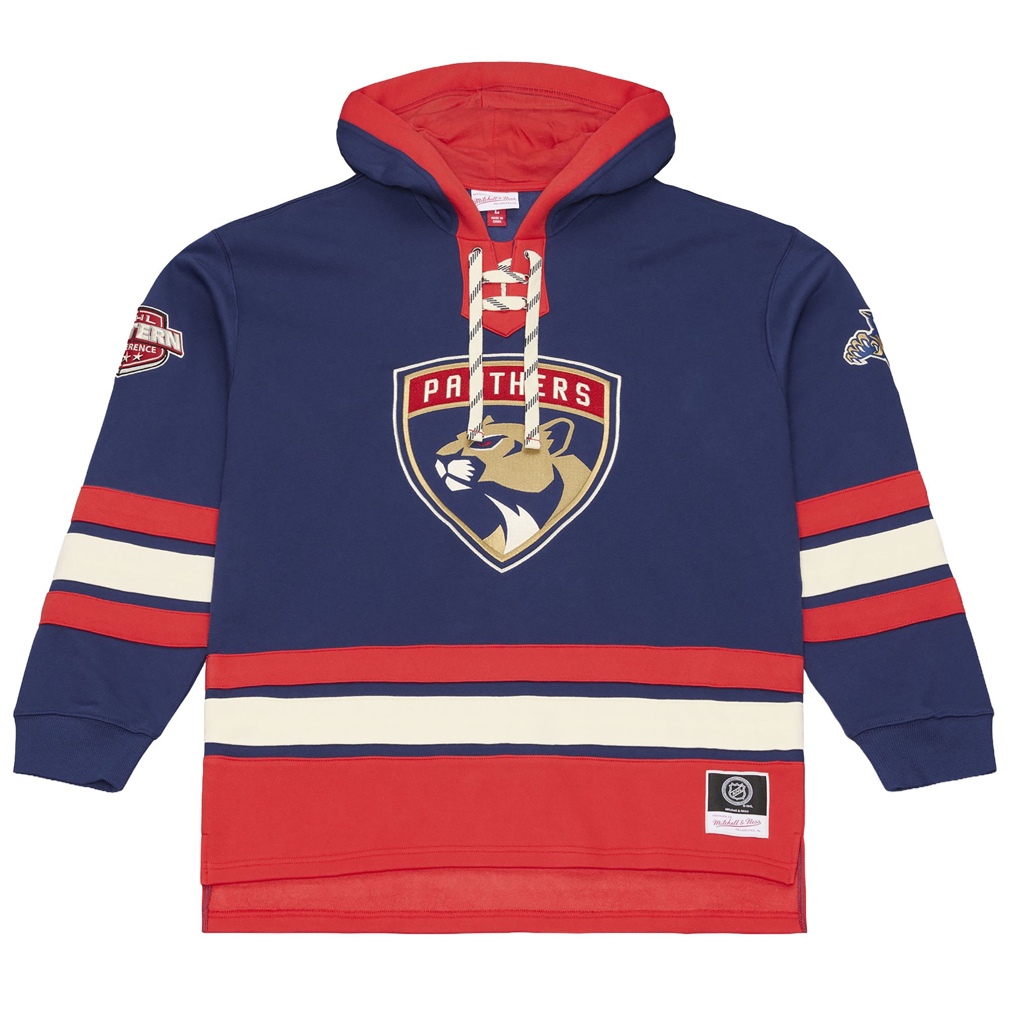 Mitchell &amp; Ness Men's Florida Panthers Lace Up Hoodie