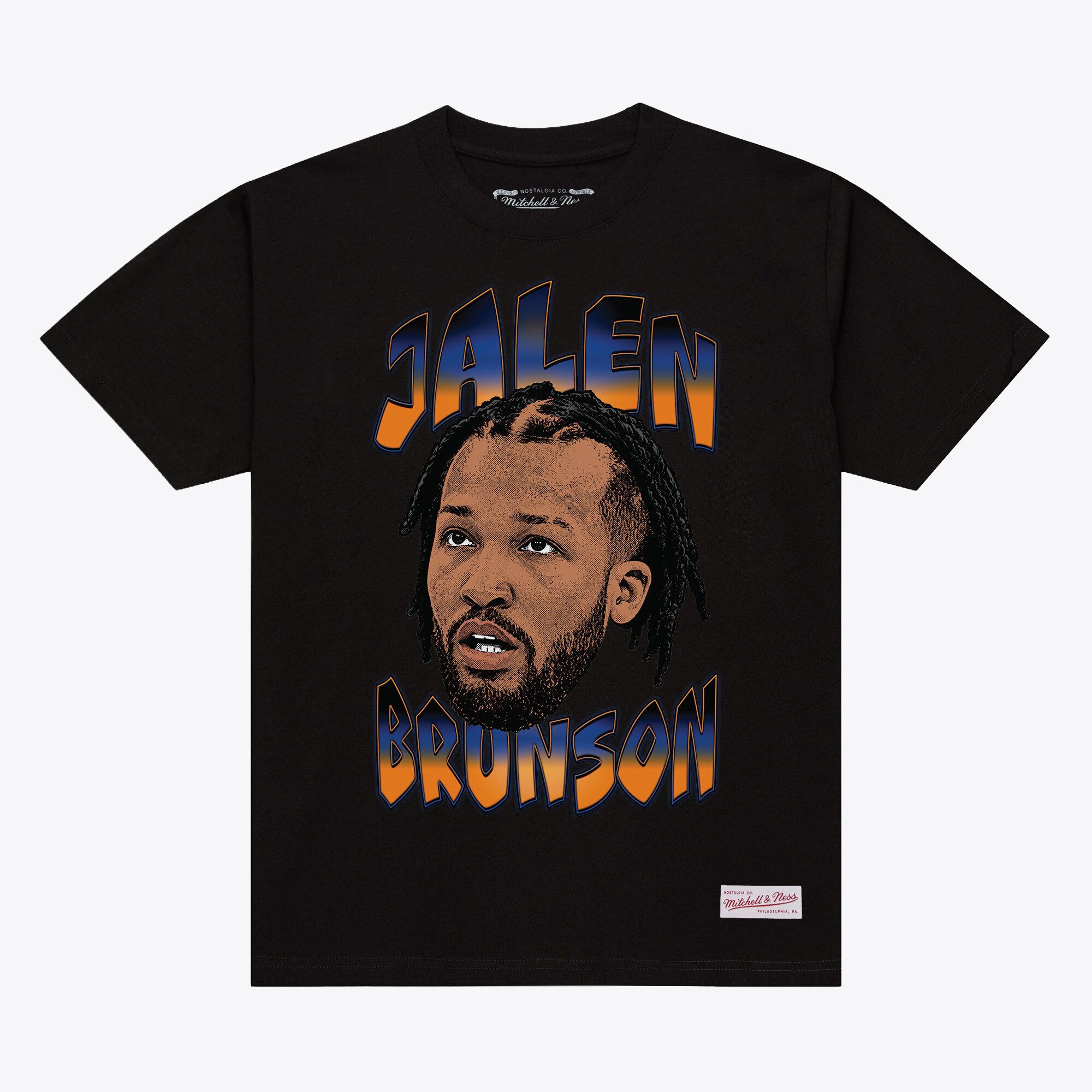 Mitchell & Ness Men's New York Knicks Jalen Brunson Face T-Shirt