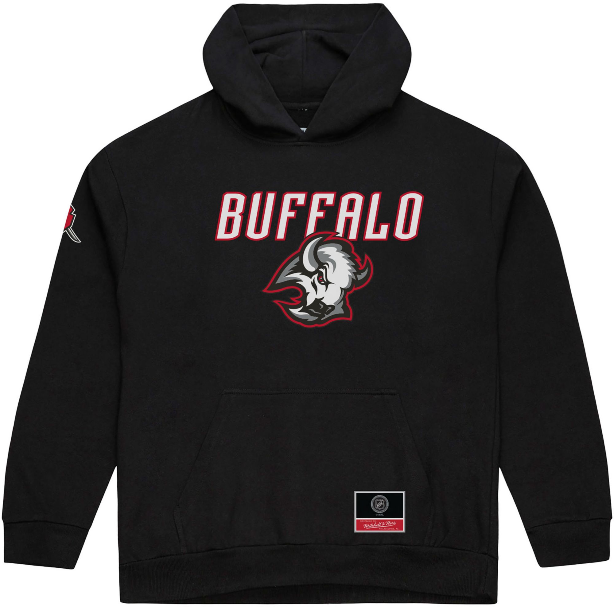 Mitchell & Ness Men's Buffalo Sabres Black Team Up Pullover Hoodie