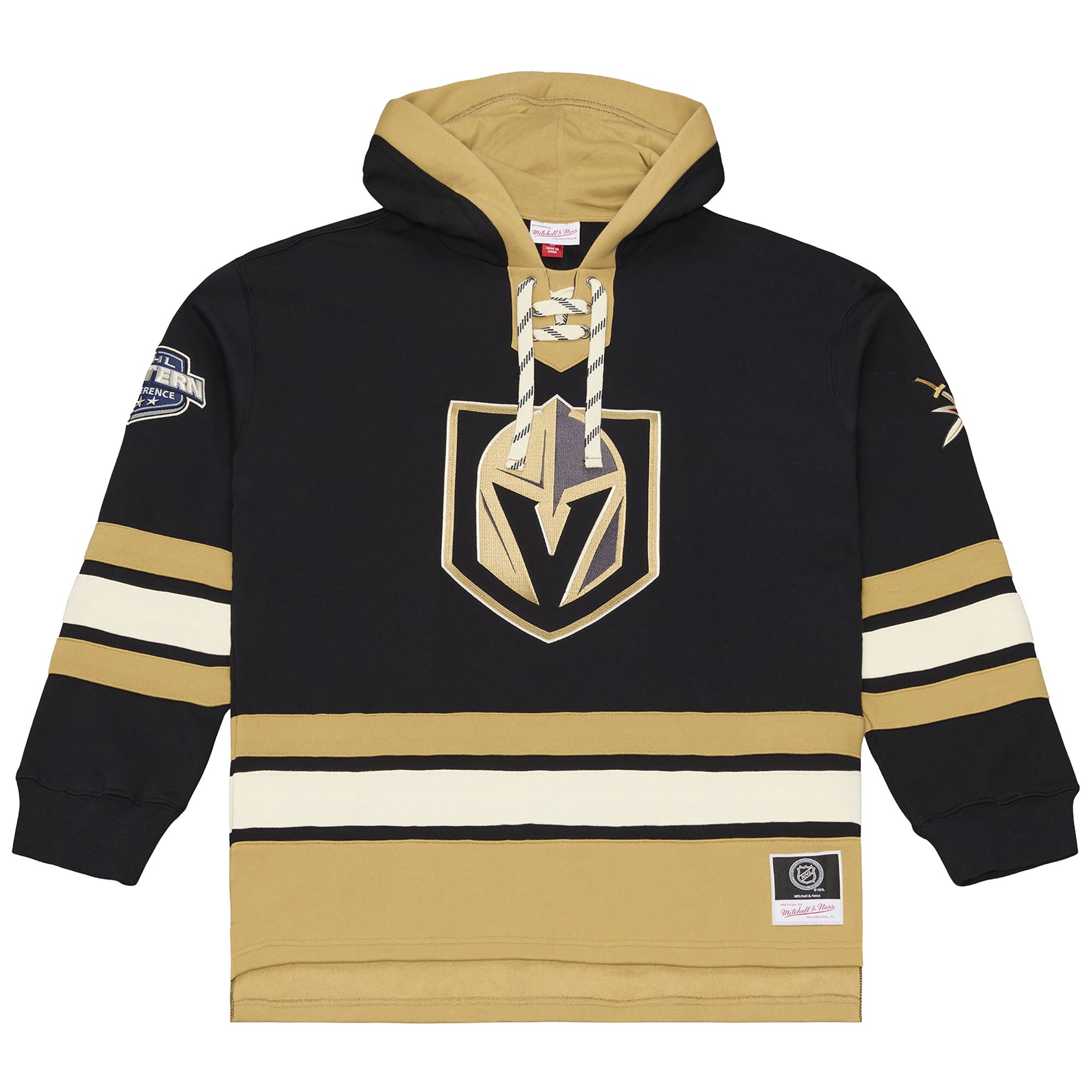 Mitchell &amp; Ness Men's Vegas Golden Knights Lace Up Hoodie