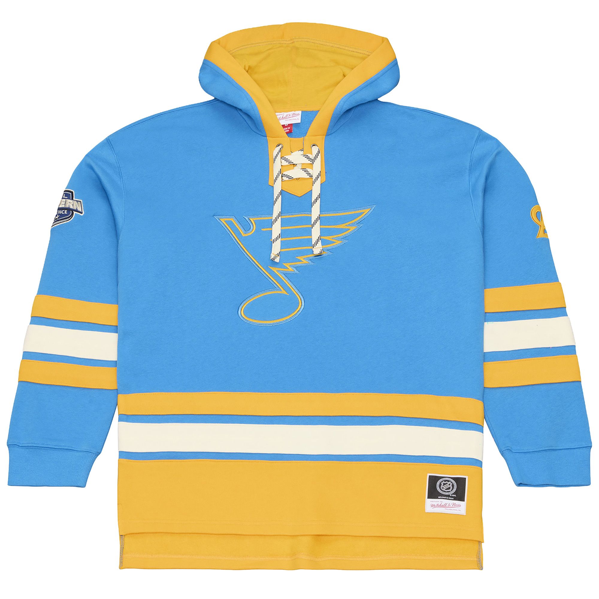 Mitchell &amp; Ness Men's St. Louis Blues Lace Up Hoodie