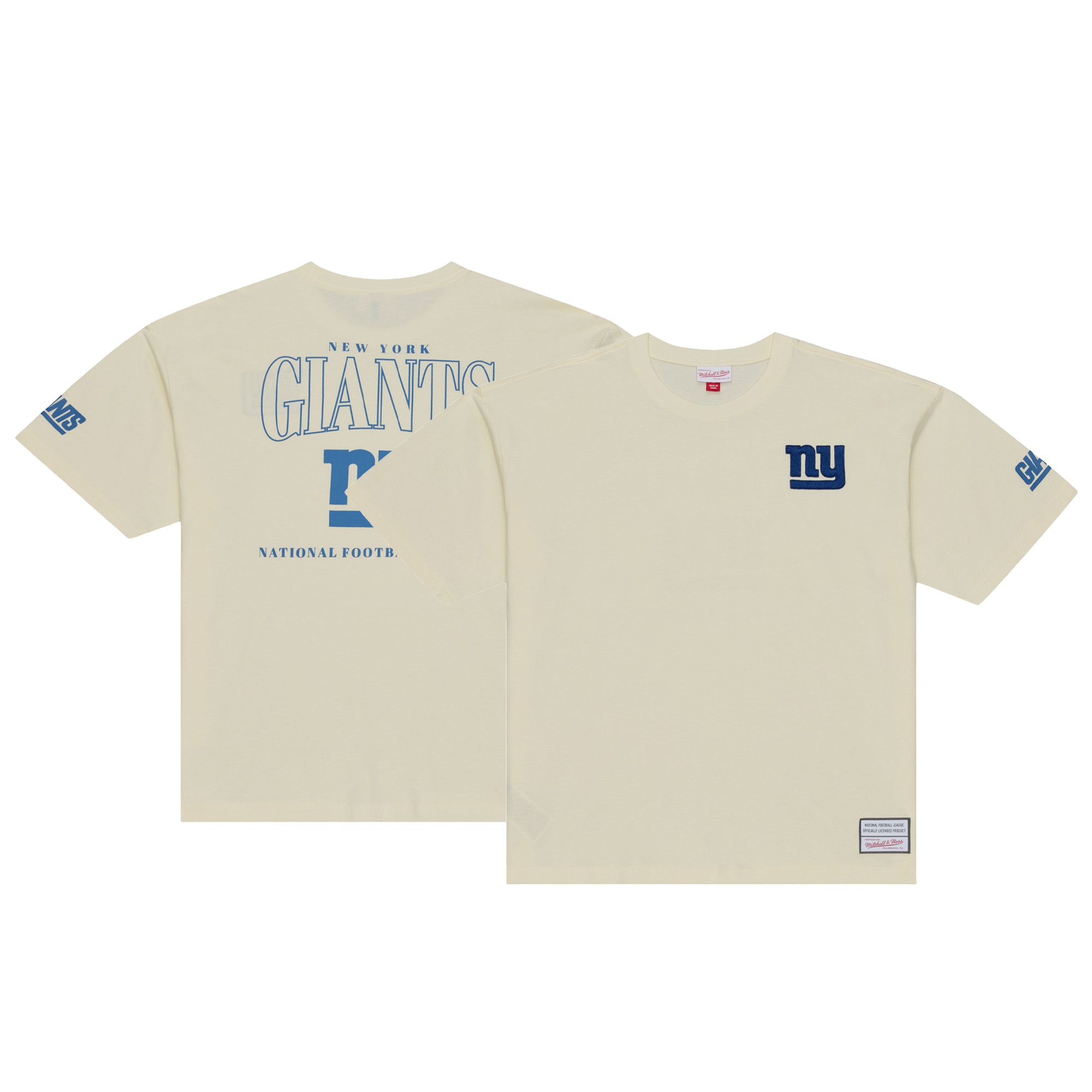 Mitchell &amp; Ness Men's New York Giants Heritage Oversized T-Shirt