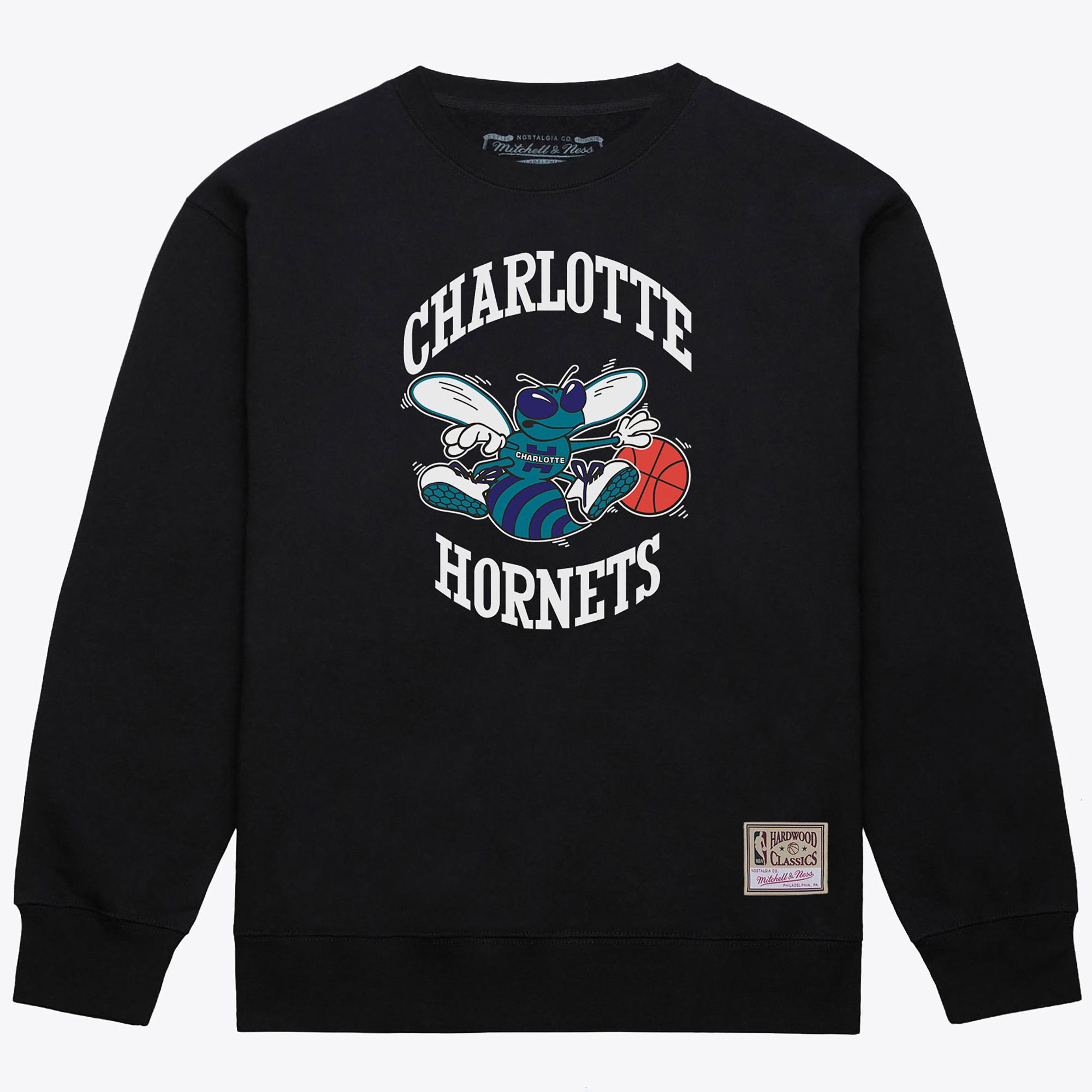 Mitchell &amp; Ness Men's Charlotte Hornets All In Long Sleeve Shirt