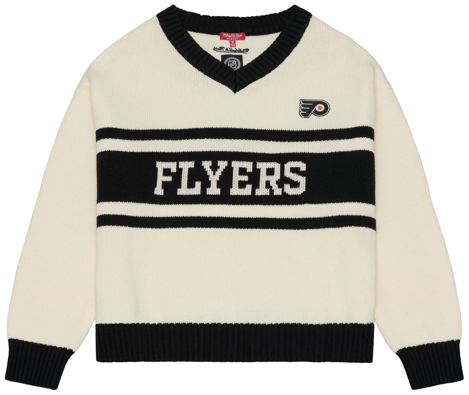 Mitchell &amp; Ness Women's Philadelphia Flyers Retro Cream Sweater