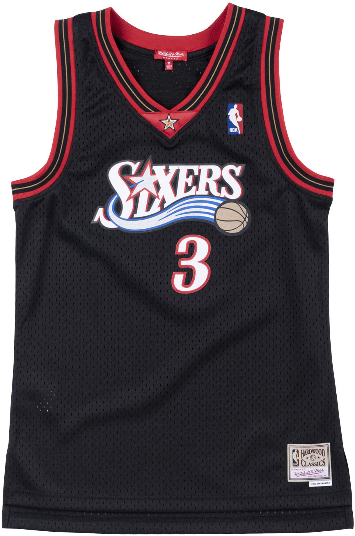 Mitchell &amp; Ness Women's Philadelphia 76ers Allen Iverson 2000/01 Hardwood Classics Swingman Jersey