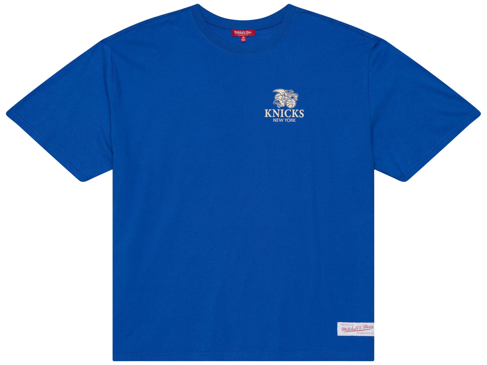 Mitchell & Ness Women's New York Knicks Essentials T-Shirt, Small, Blue