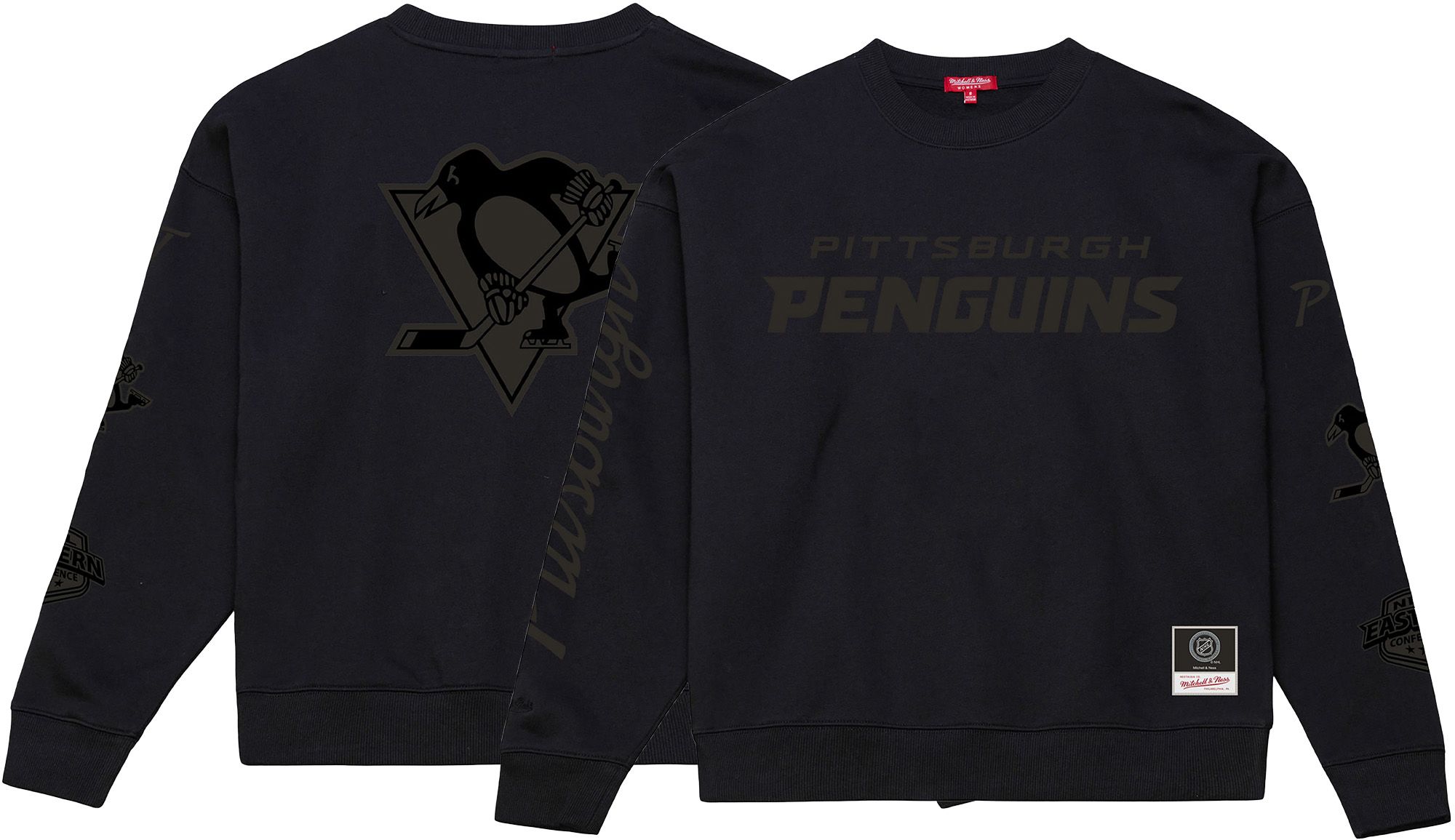 Mitchell & Ness Women's Pittsburgh Penguins Phantom Crewneck Sweatshirt