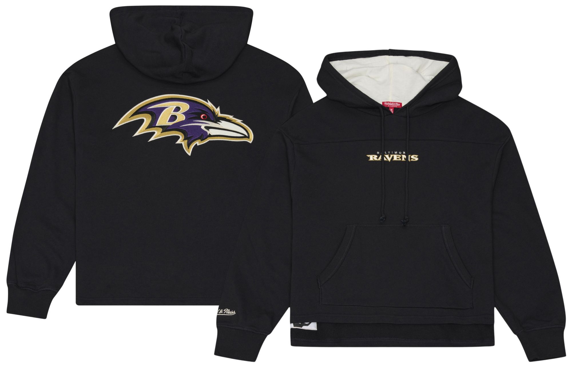 Mitchell & Ness Women's Baltimore Ravens Black Retro Hoodie