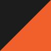 Black/Orange