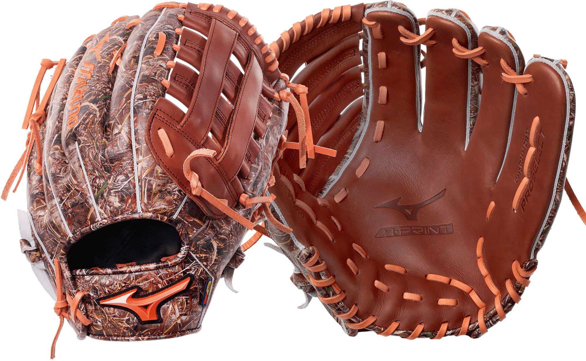 Mizuno x Realtree 14" Pro Select M-Print Series Slowpitch Glove