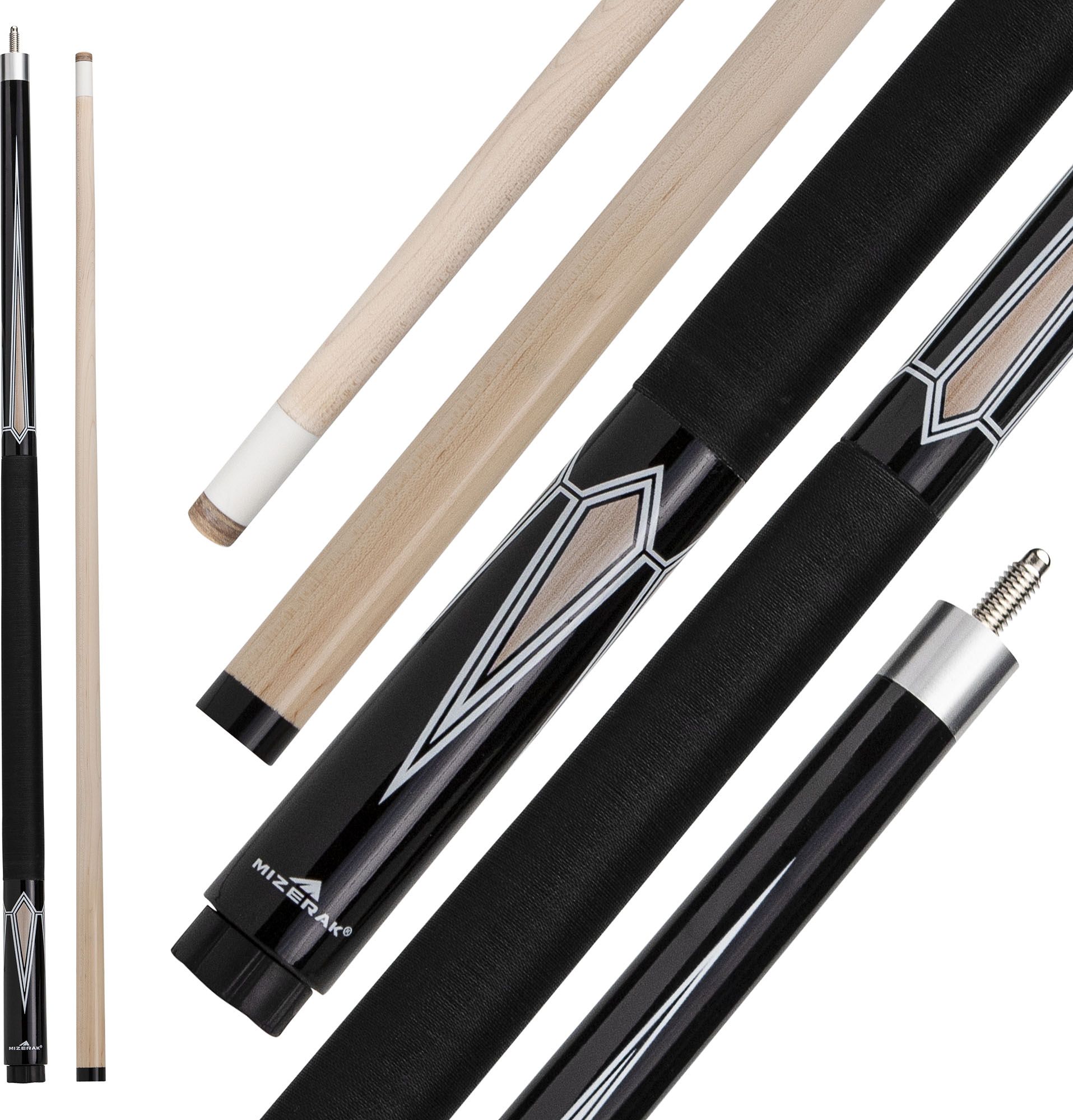 Mizerak 57? Deluxe 2-Piece Hardwood Cue
