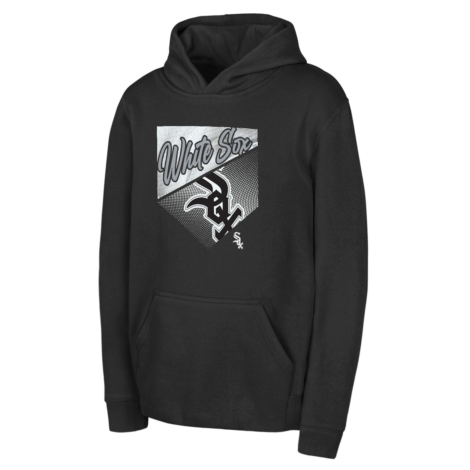 MLB Team Apparel Youth Chicago White Sox Prime Plate Hoodie